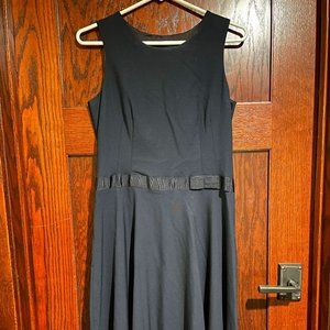 Banana Republic Midi Dress - Size 6 Stretch - Navy